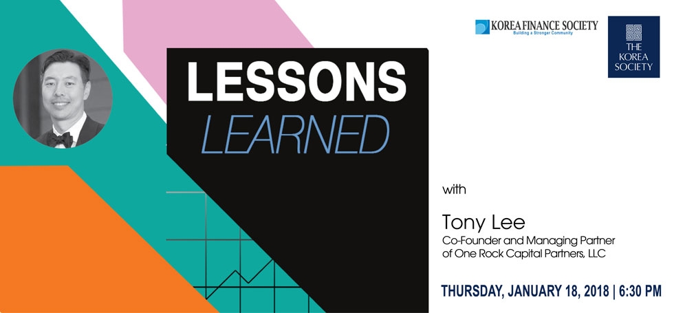Lessons Learned with Tony Lee
