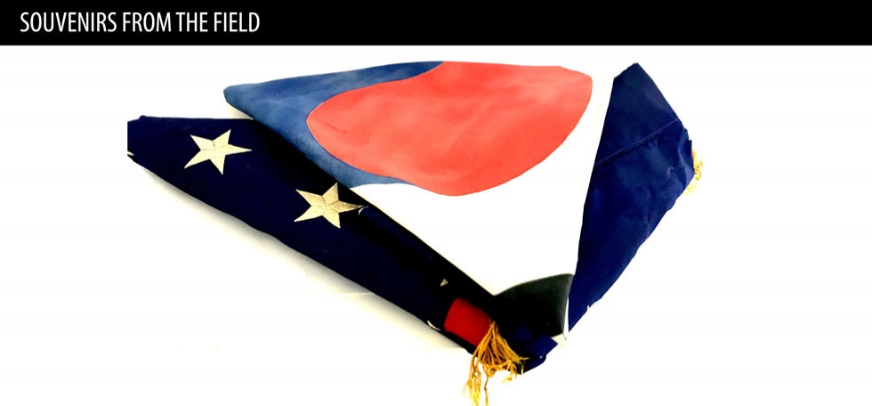 General James A. van Fleet's Korean War Flags (South Korea and US) 