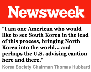 I am one American who would like to see South Korea in the lead of this process, bringing North Korea into the world…