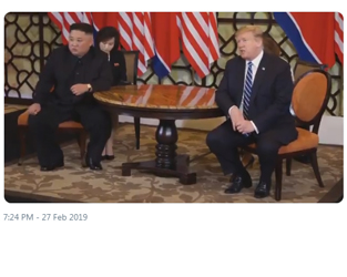 President Trump says, “Speed is not that important to me. I very much appreciate no testing of nuclear, rockets, any of it… I am in no rush… I just want to say I have great respect for Chairman Kim, and I have great respect for his country.”